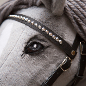 Hobby Horse Andalusier Grey - Halfter mit Strass 02